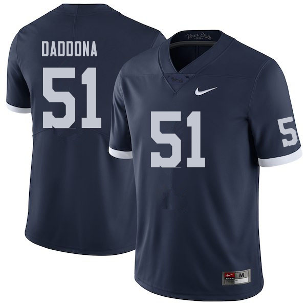 NCAA Nike Men's Penn State Nittany Lions Dalton Daddona #51 College Football Authentic Navy Stitched Jersey OQS4098GF